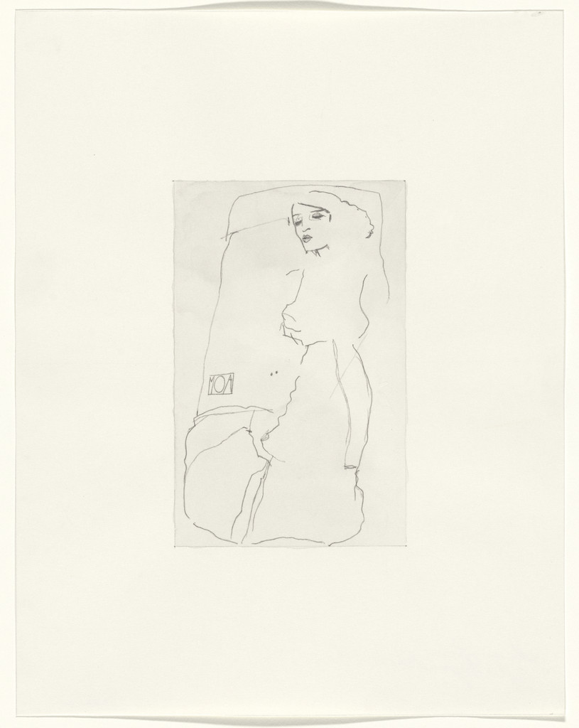 Untitled (After Malevich and Schiele), from the 1917 exhibition, Nature Morte Gallery, New York