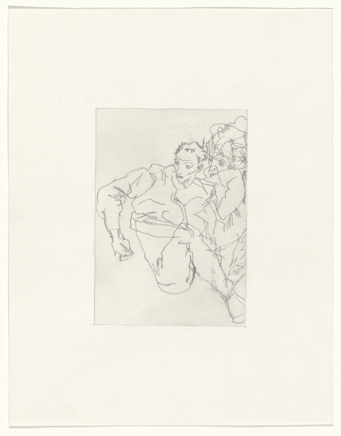 Sherrie Levine. Untitled (After Malevich and Schiele), from the 1917 exhibition, Nature Morte Gallery, New York. 1984