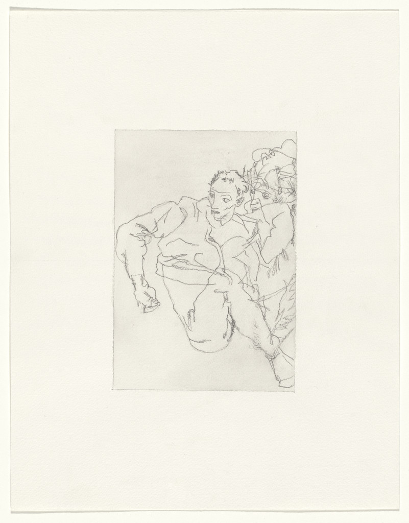 Untitled (After Malevich and Schiele), from the 1917 exhibition, Nature Morte Gallery, New York