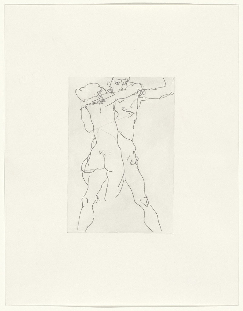 Untitled (After Malevich and Schiele), from the 1917 exhibition, Nature Morte Gallery, New York