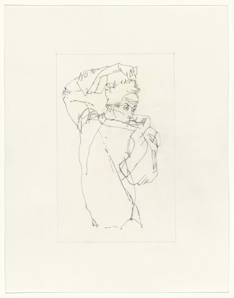 Untitled (After Malevich and Schiele), from the 1917 exhibition, Nature Morte Gallery, New York