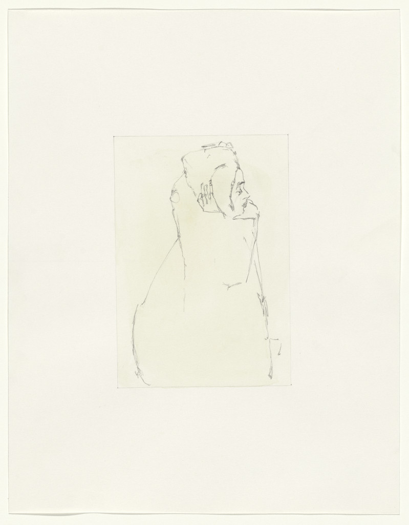 Untitled (After Malevich and Schiele), from the 1917 exhibition, Nature Morte Gallery, New York