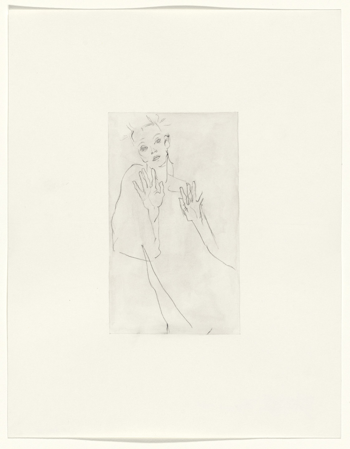 Sherrie Levine. Untitled (After Malevich and Schiele), from the 1917 exhibition, Nature Morte Gallery, New York. 1984