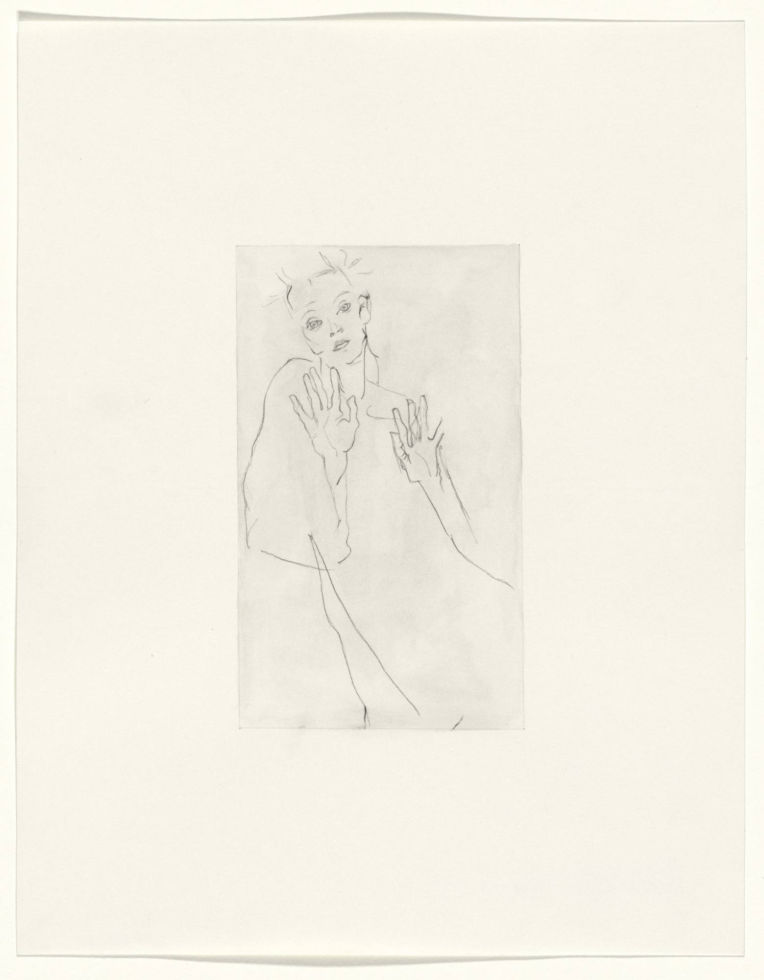 Sherrie Levine. Untitled (After Malevich and Schiele), from the 1917 exhibition, Nature Morte Gallery, New York