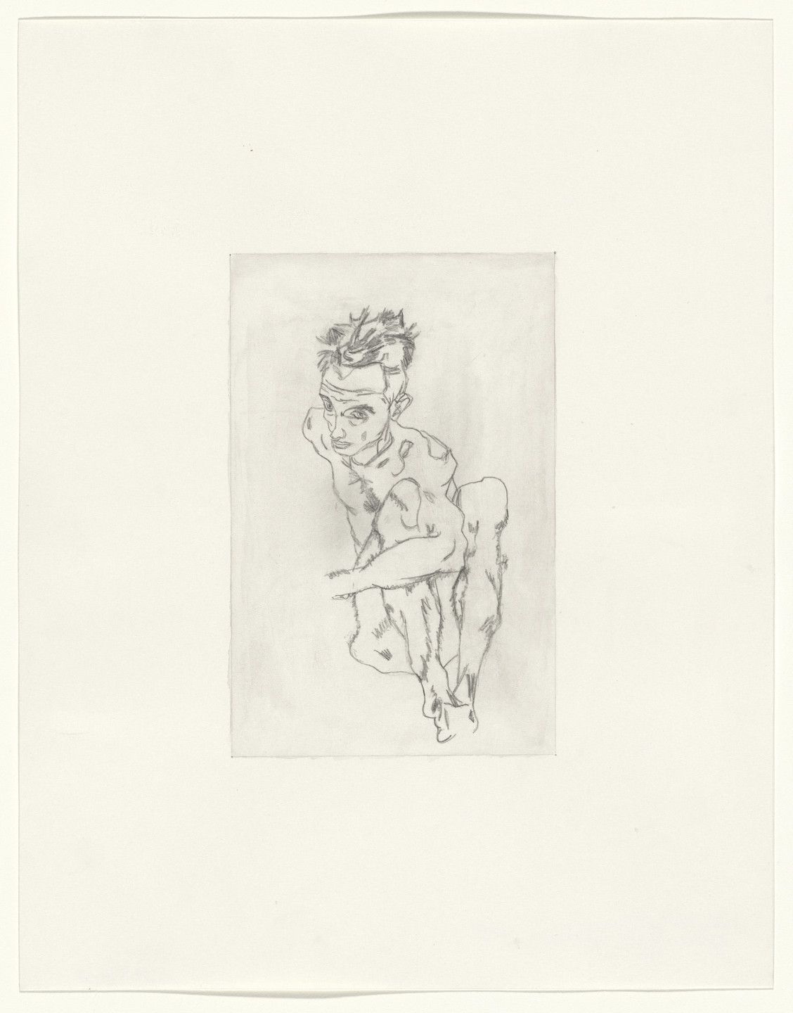 Sherrie Levine. Untitled (After Malevich and Schiele), from the 1917 exhibition, Nature Morte Gallery, New York. 1984