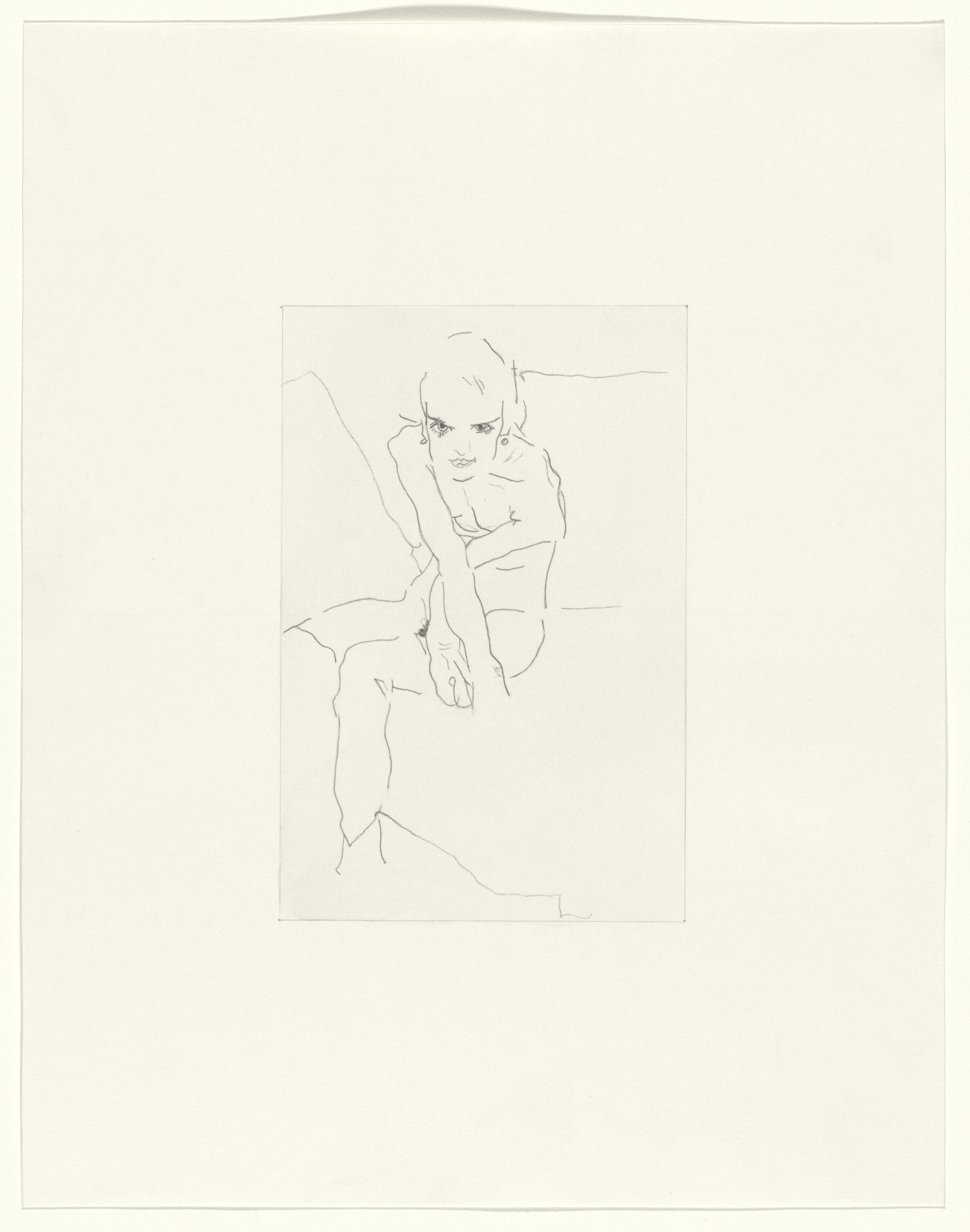 Sherrie Levine. Untitled (After Malevich and Schiele), from the 1917 exhibition, Nature Morte Gallery, New York