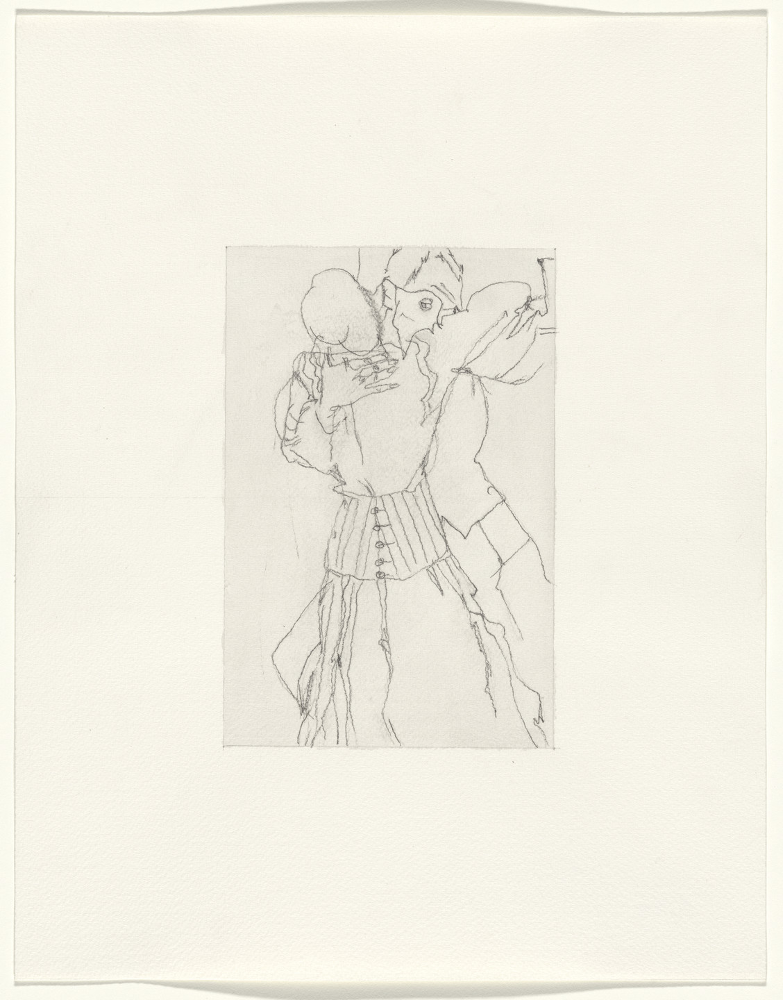 Sherrie Levine. Untitled (After Malevich and Schiele), from the 1917 exhibition, Nature Morte Gallery, New York. 1984