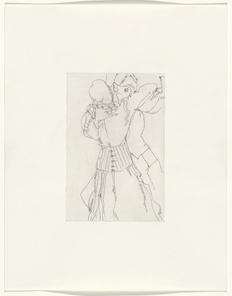 Untitled (After Malevich and Schiele), from the 1917 exhibition, Nature Morte Gallery, New York