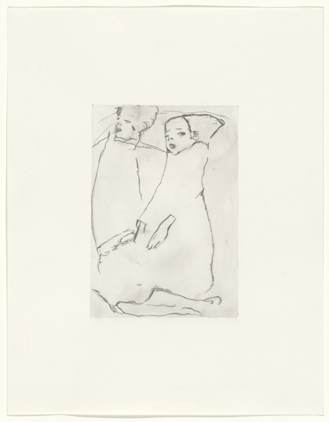 Sherrie Levine. Untitled (After Malevich and Schiele), from the 1917 exhibition, Nature Morte Gallery, New York. 1984