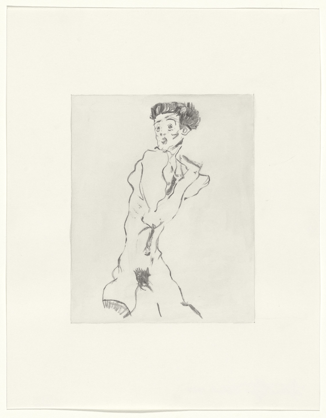 Sherrie Levine. Untitled (After Malevich and Schiele), from the 1917 exhibition, Nature Morte Gallery, New York. 1984