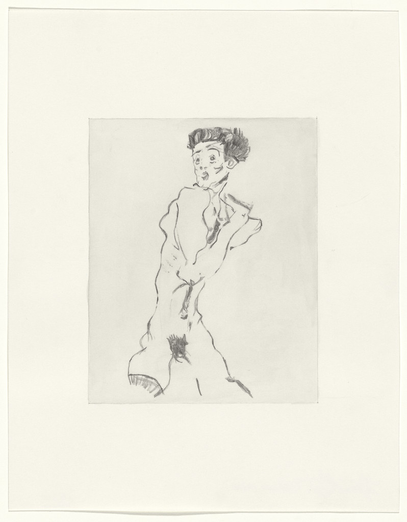 Untitled (After Malevich and Schiele), from the 1917 exhibition, Nature Morte Gallery, New York