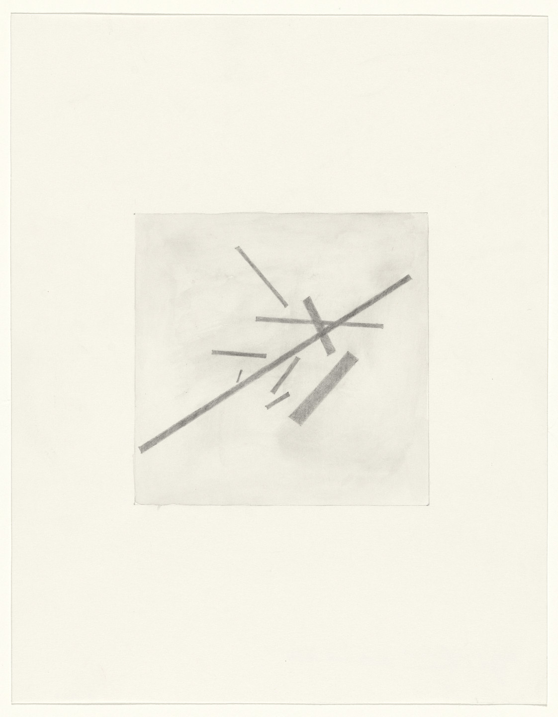 Sherrie Levine. Untitled (After Malevich and Schiele), from the 1917 exhibition, Nature Morte Gallery, New York. 1984