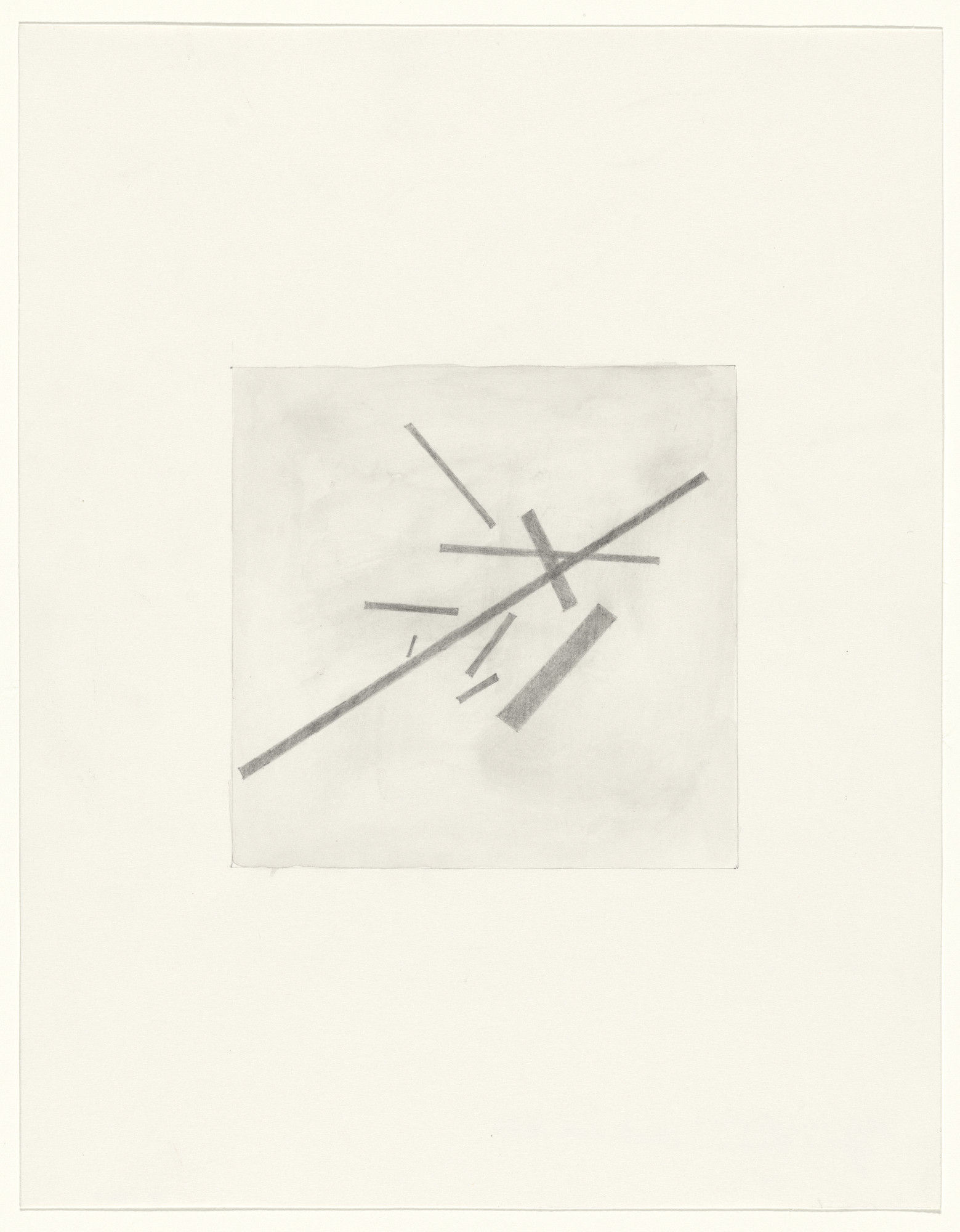 Sherrie Levine. Untitled (After Malevich and Schiele), from the 1917 exhibition, Nature Morte Gallery, New York