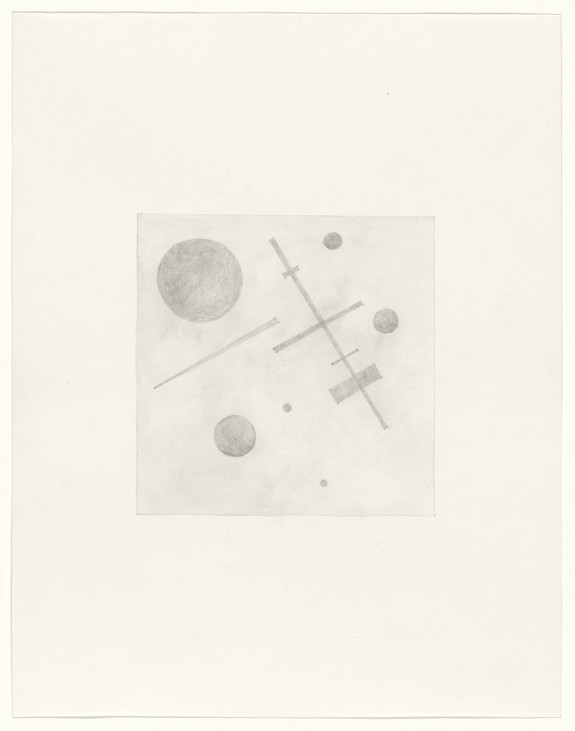 Sherrie Levine. Untitled (After Malevich and Schiele), from the 1917 exhibition, Nature Morte Gallery, New York. 1984