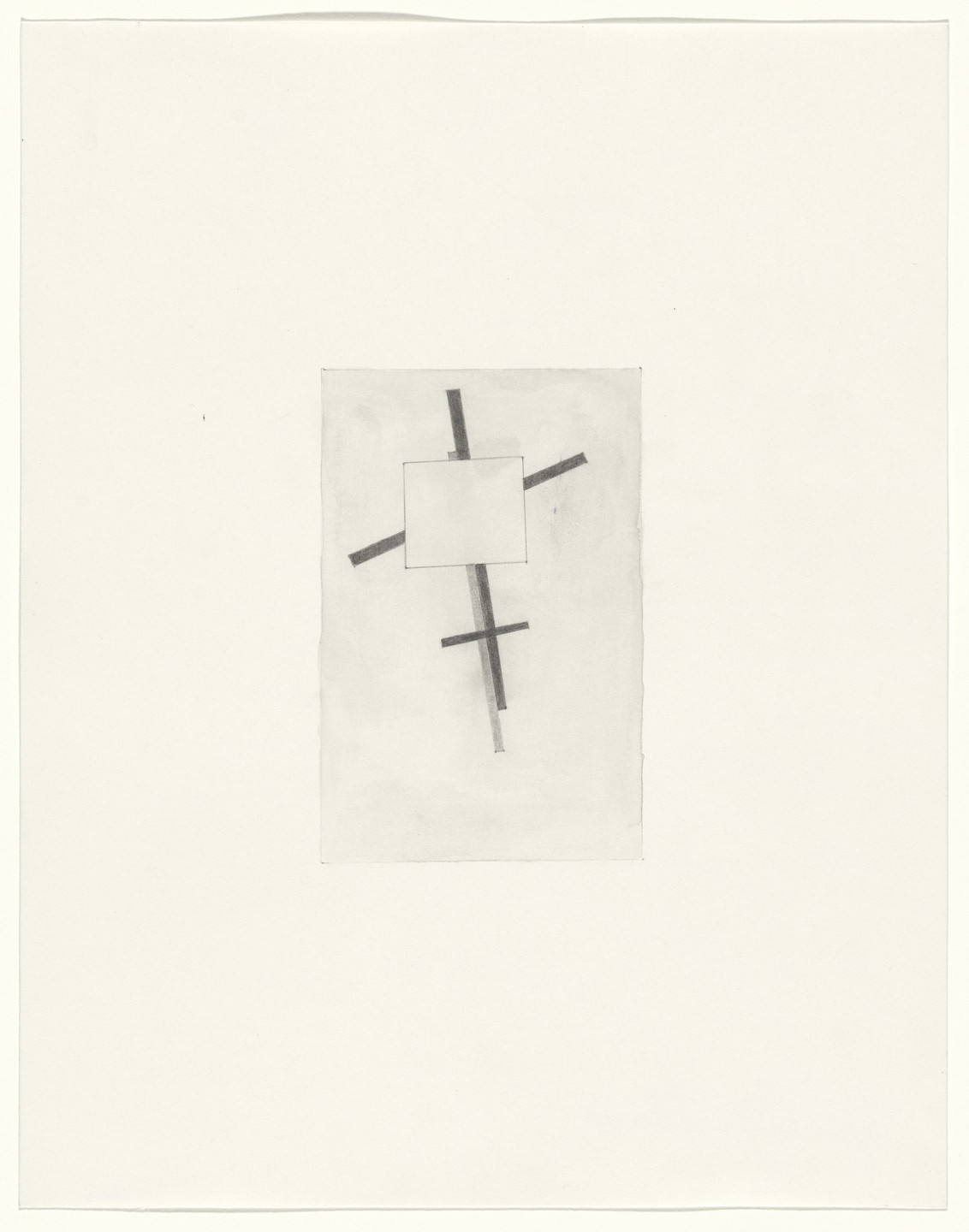 Sherrie Levine. Untitled (After Malevich and Schiele), from the 1917 exhibition, Nature Morte Gallery, New York. 1984