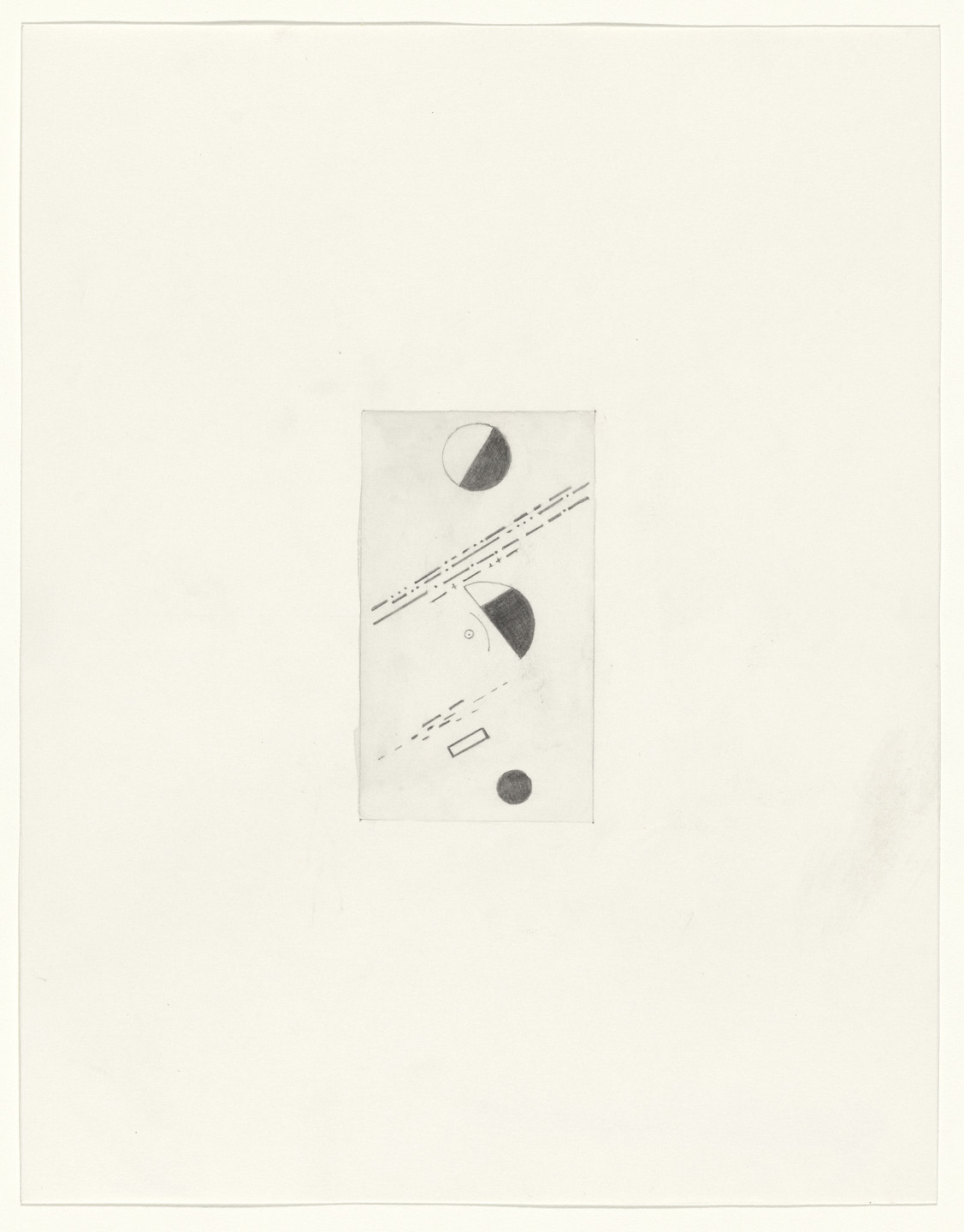 Sherrie Levine. Untitled (After Malevich and Schiele), from the 1917 exhibition, Nature Morte Gallery, New York. 1984