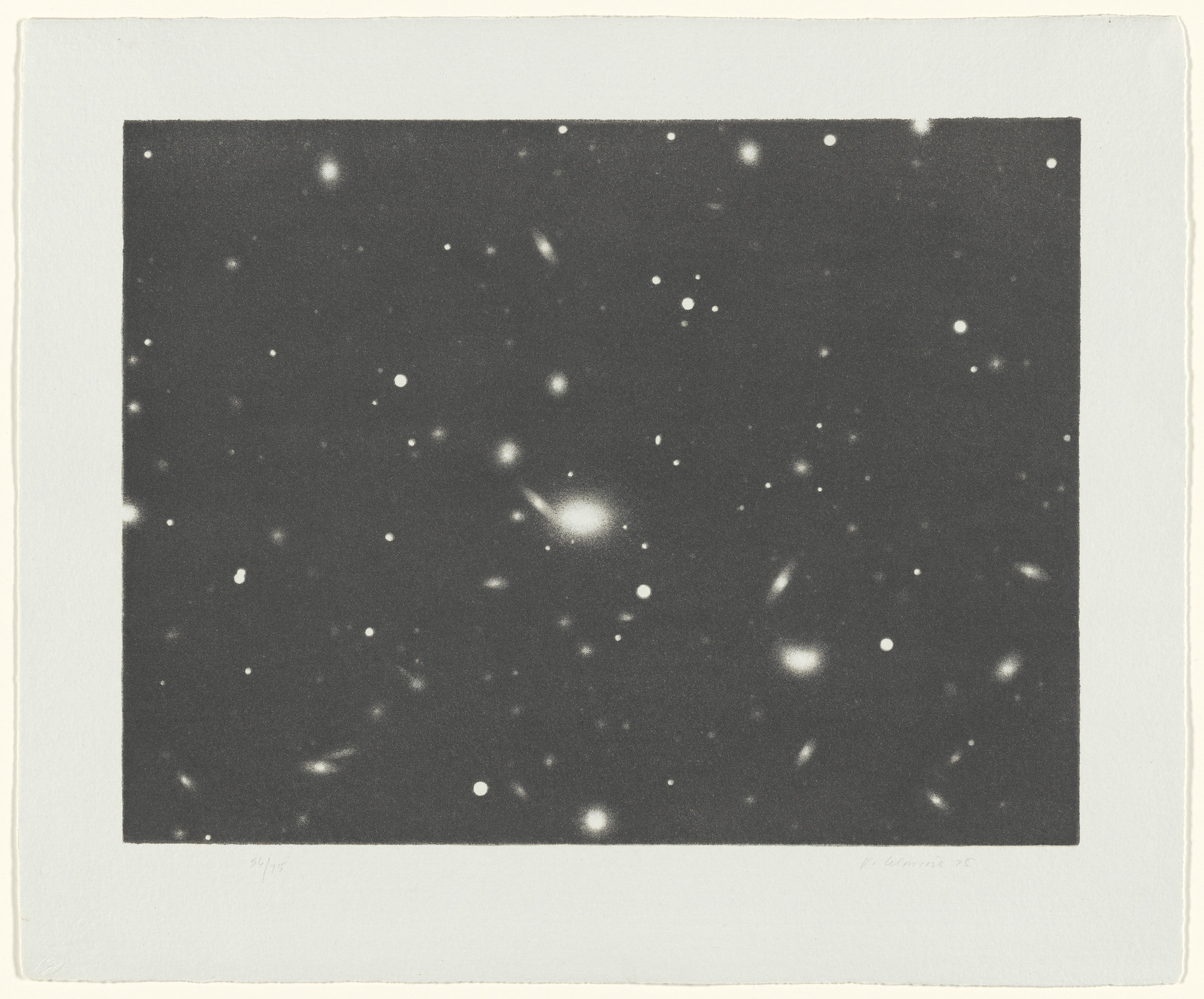 Vija Celmins. Galaxy from Untitled Portfolio, Galaxy from Untitled Portfolio