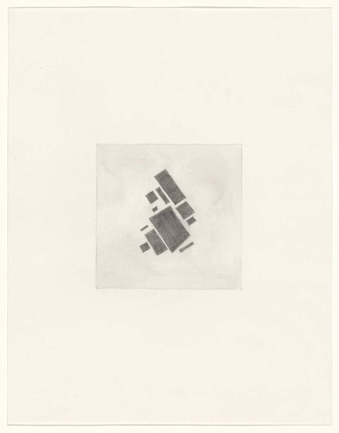 Sherrie Levine. Untitled (After Malevich and Schiele), from the 1917 exhibition, Nature Morte Gallery, New York. 1984