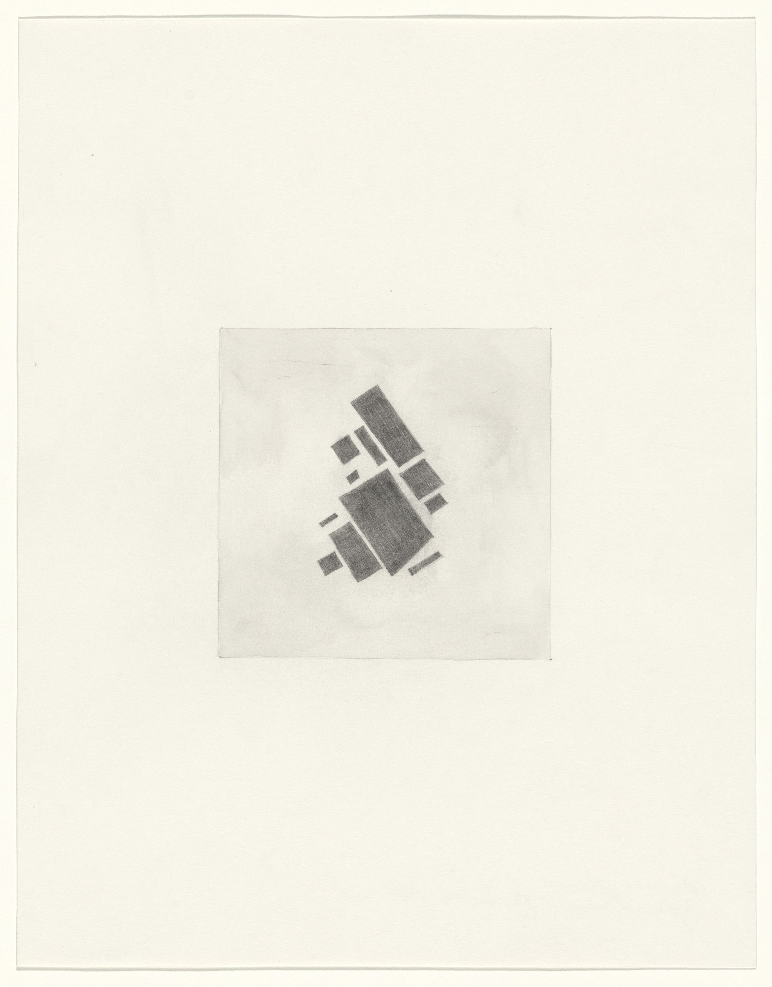 Sherrie Levine. Untitled (After Malevich and Schiele), from the 1917 exhibition, Nature Morte Gallery, New York