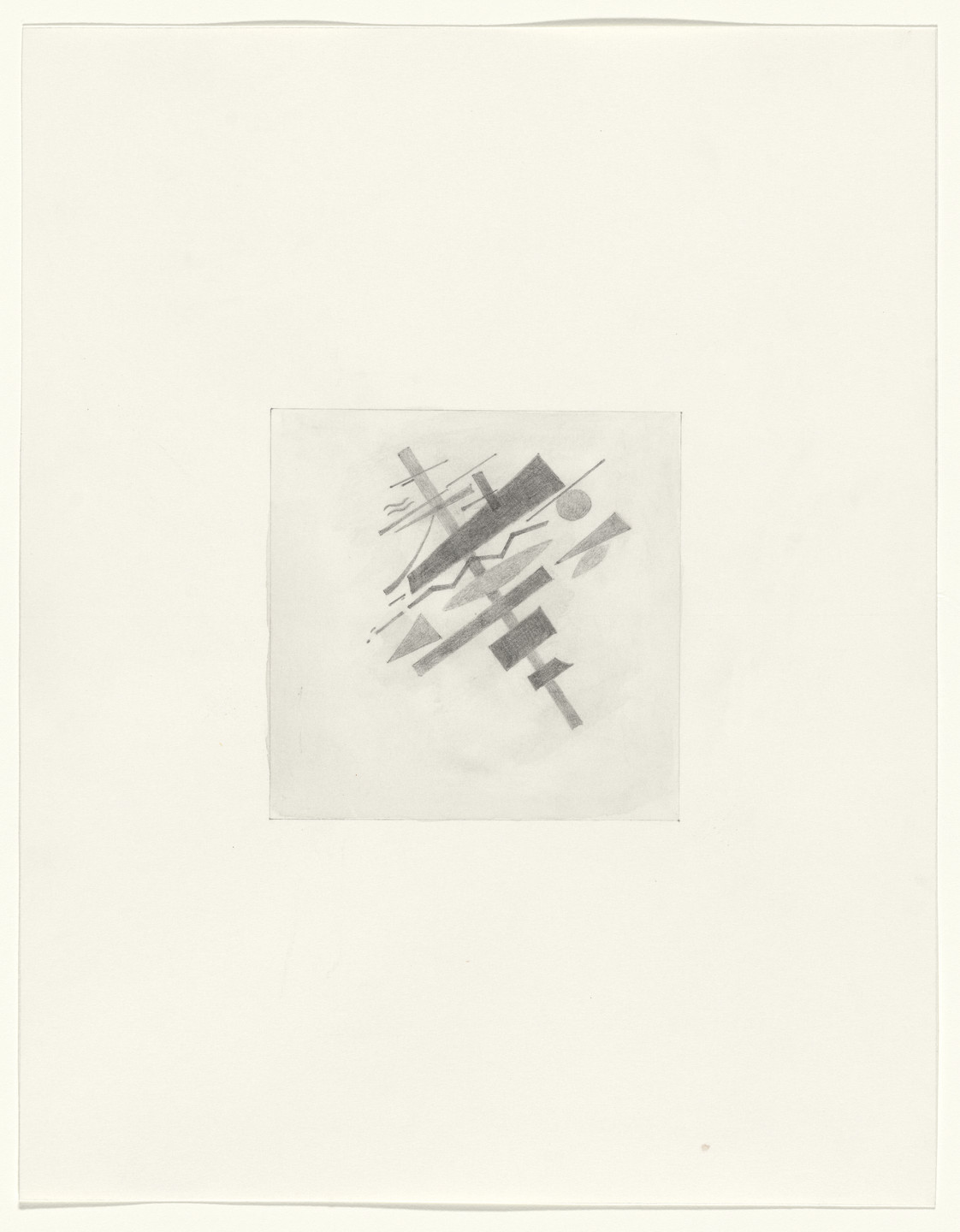 Sherrie Levine. Untitled (After Malevich and Schiele), from the 1917 exhibition, Nature Morte Gallery, New York. 1984