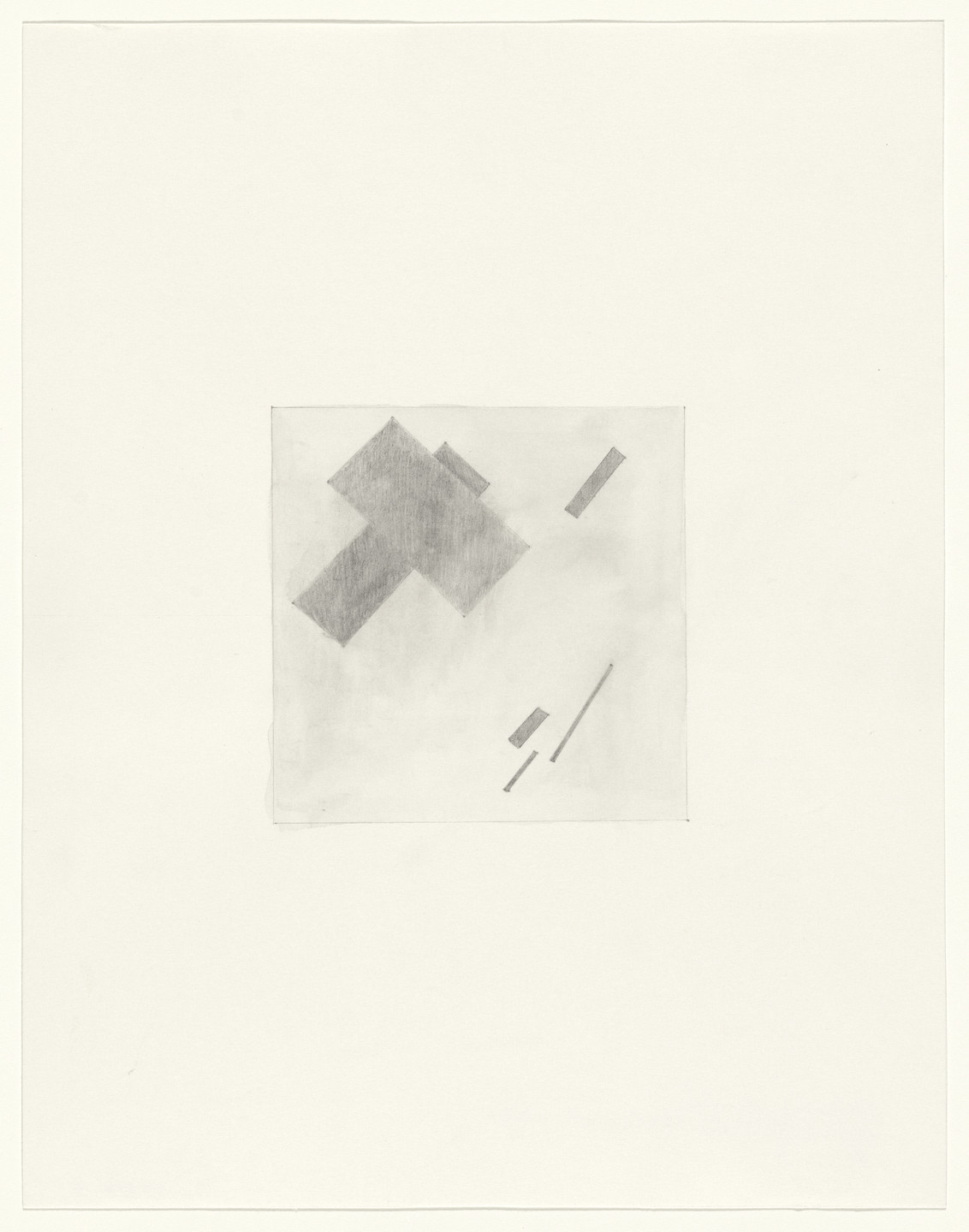 Sherrie Levine. Untitled (After Malevich and Schiele), from the 1917 exhibition, Nature Morte Gallery, New York. 1984