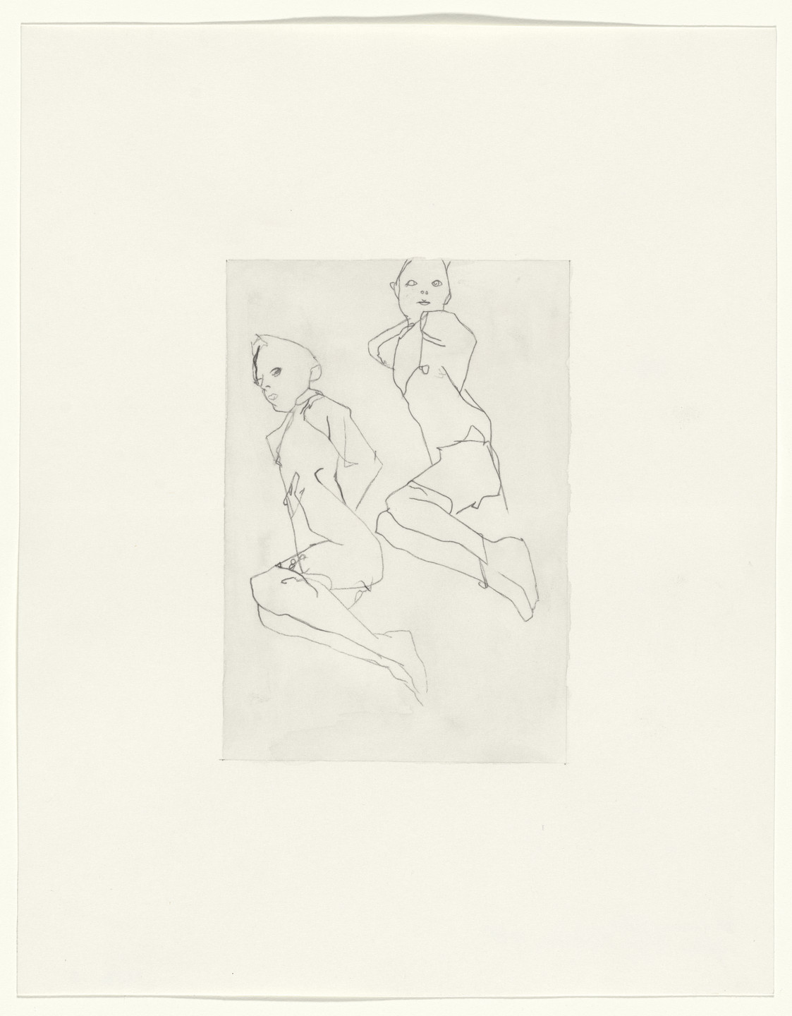 Sherrie Levine. Untitled (After Malevich and Schiele), from the 1917 exhibition, Nature Morte Gallery, New York. 1984