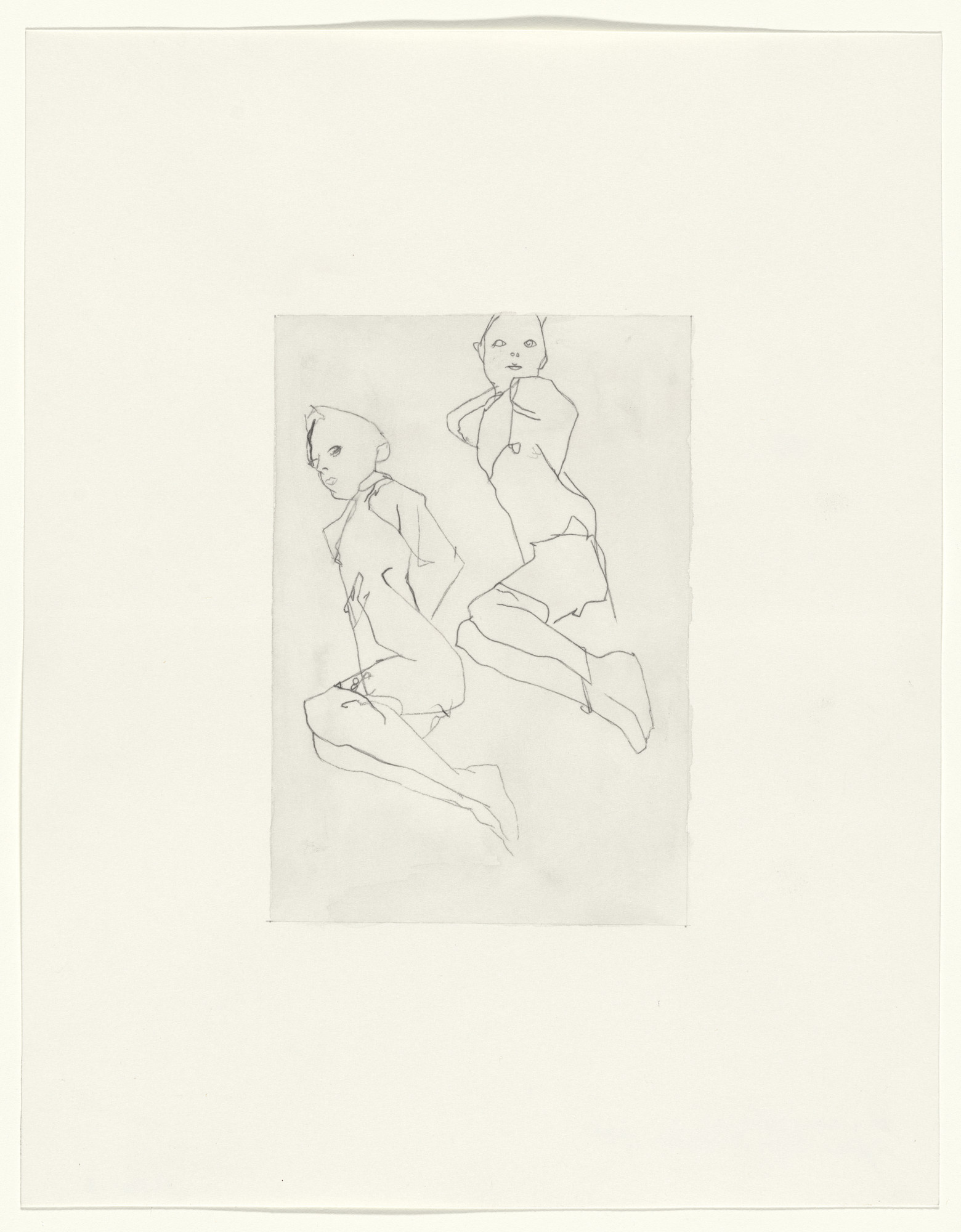 Sherrie Levine. Untitled (After Malevich and Schiele), from the 1917 exhibition, Nature Morte Gallery, New York