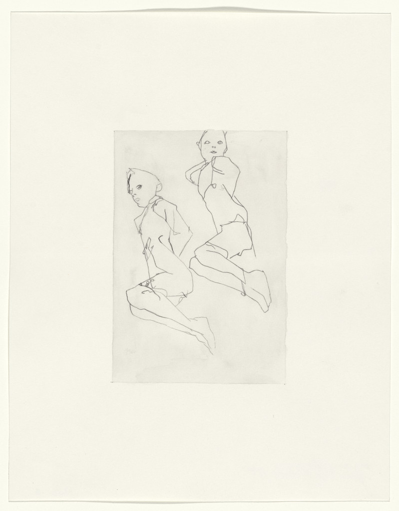 Untitled (After Malevich and Schiele), from the 1917 exhibition, Nature Morte Gallery, New York