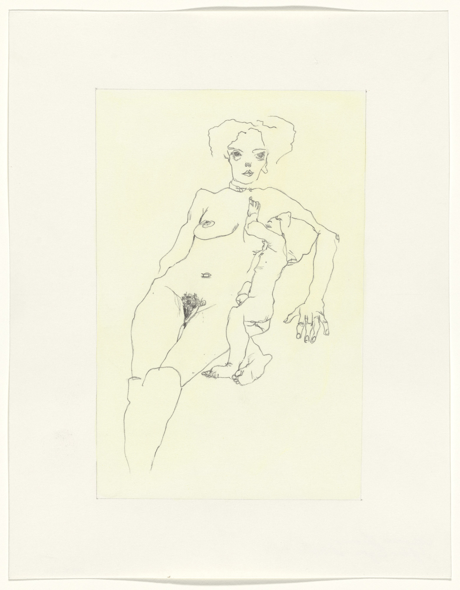 Sherrie Levine. Untitled (After Malevich and Schiele), from the 1917 exhibition, Nature Morte Gallery, New York