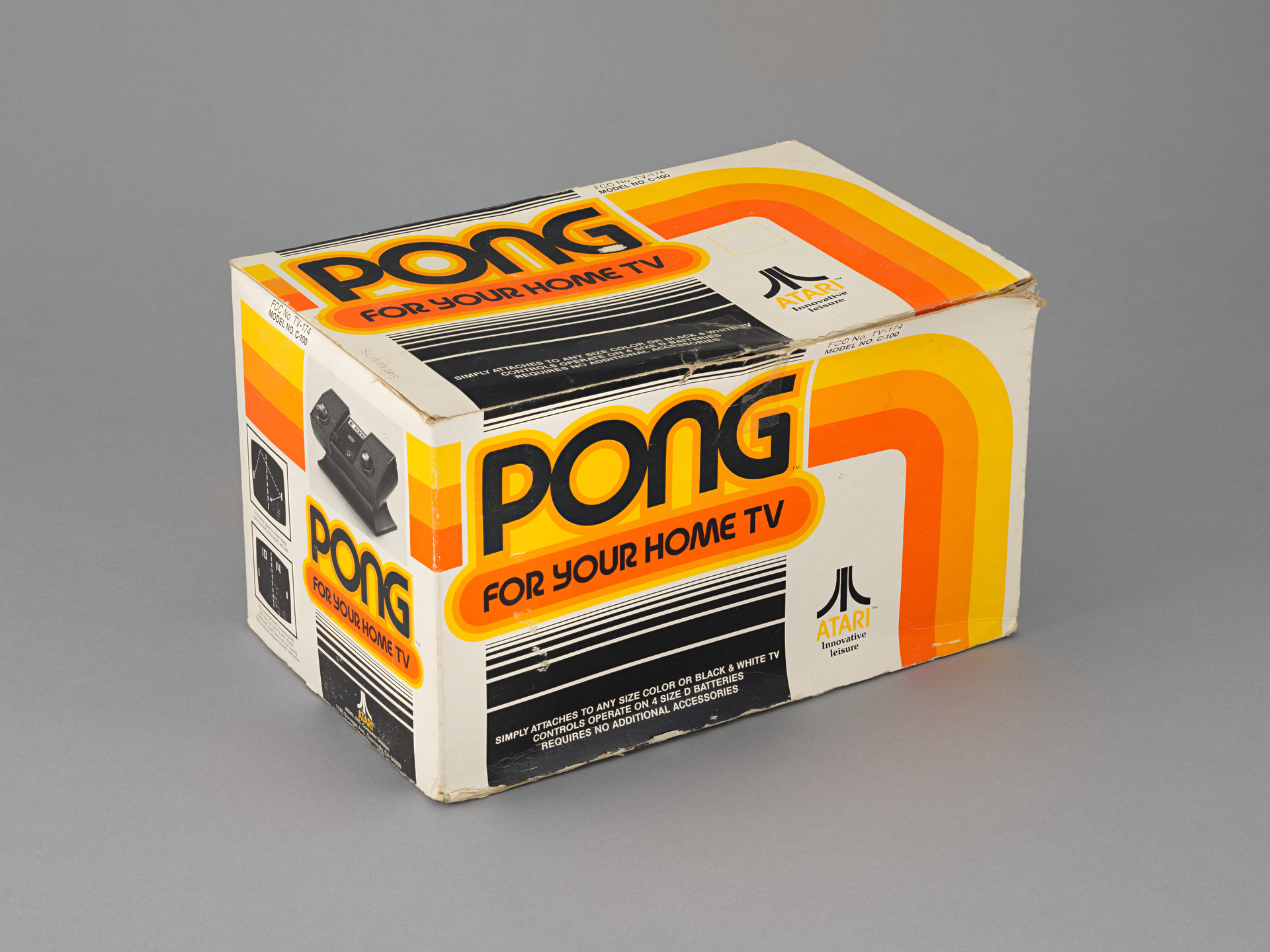 Allan Alcorn, Unidentified Designer. Home Pong video game console. 1976