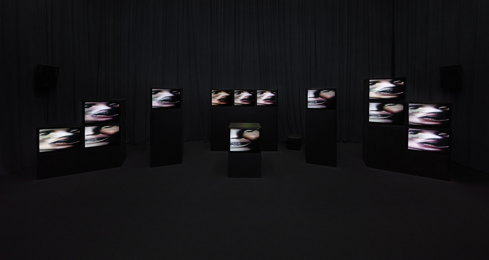 Gretchen Bender. Dumping Core. 1984