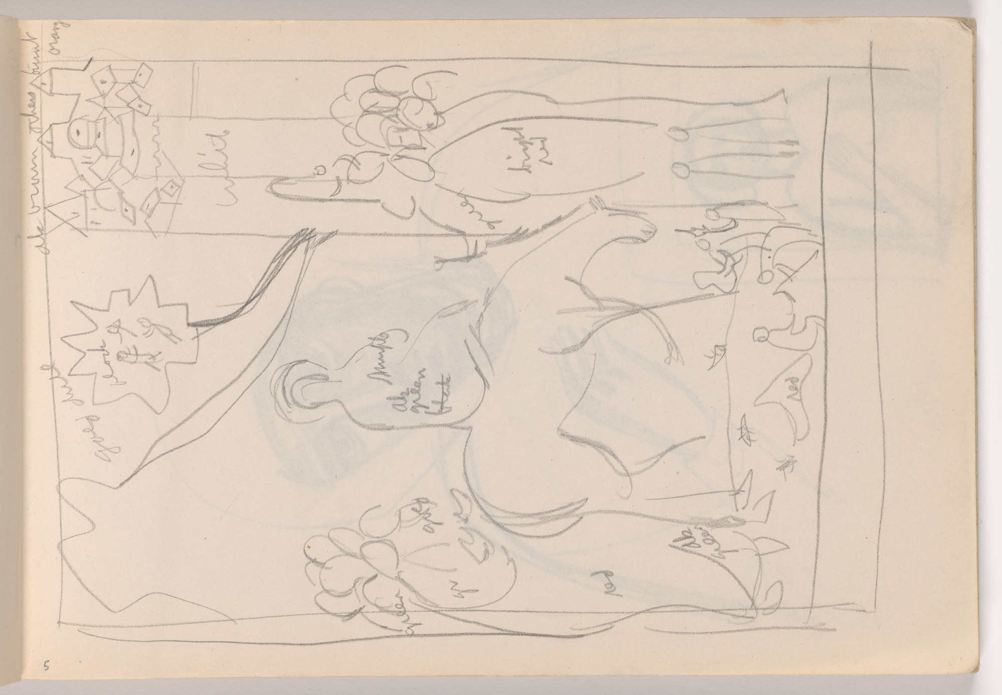 Ellsworth Kelly. Sketchbook #6, Paris. 1949