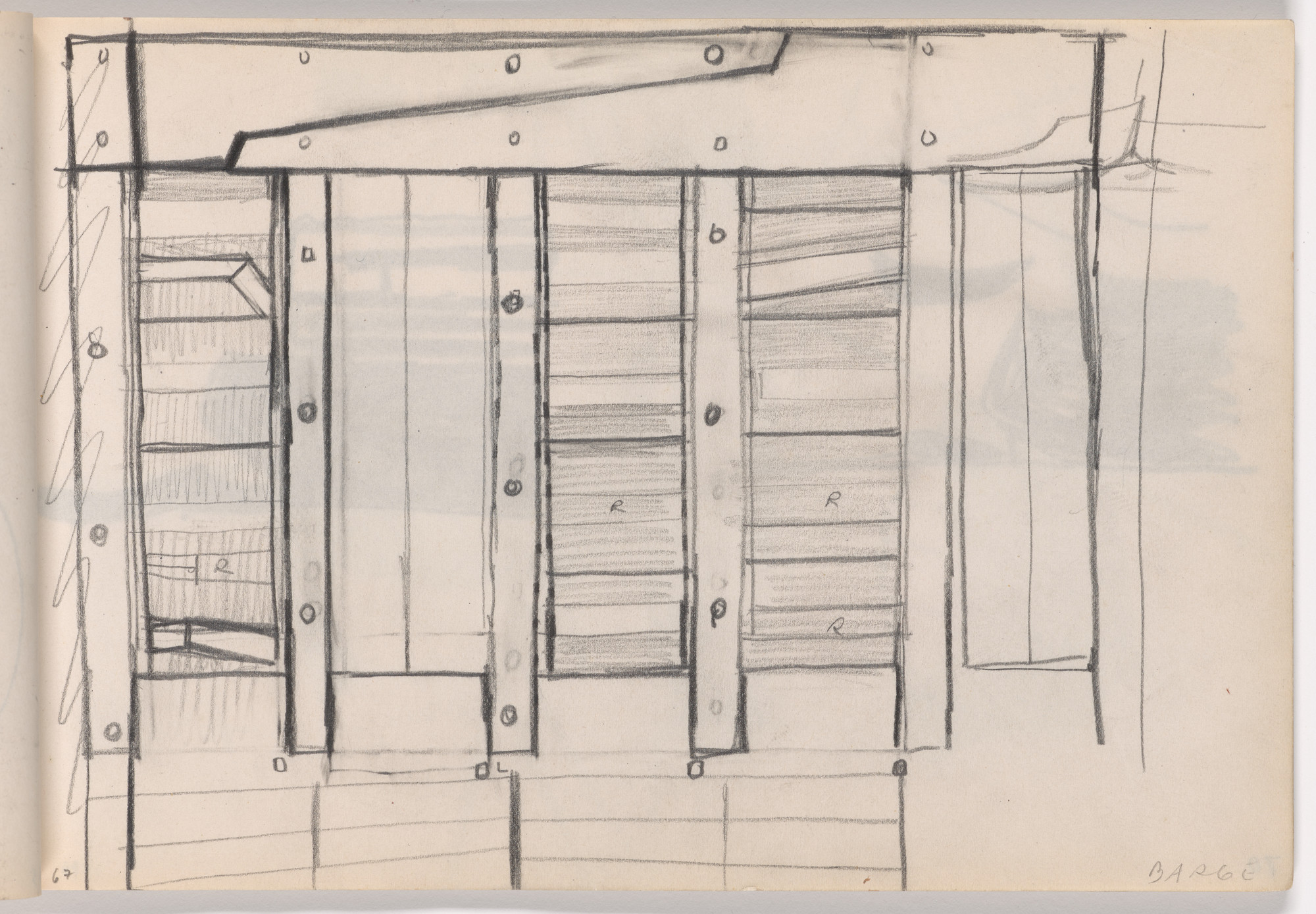 Ellsworth Kelly. Sketchbook #6, Paris. 1949