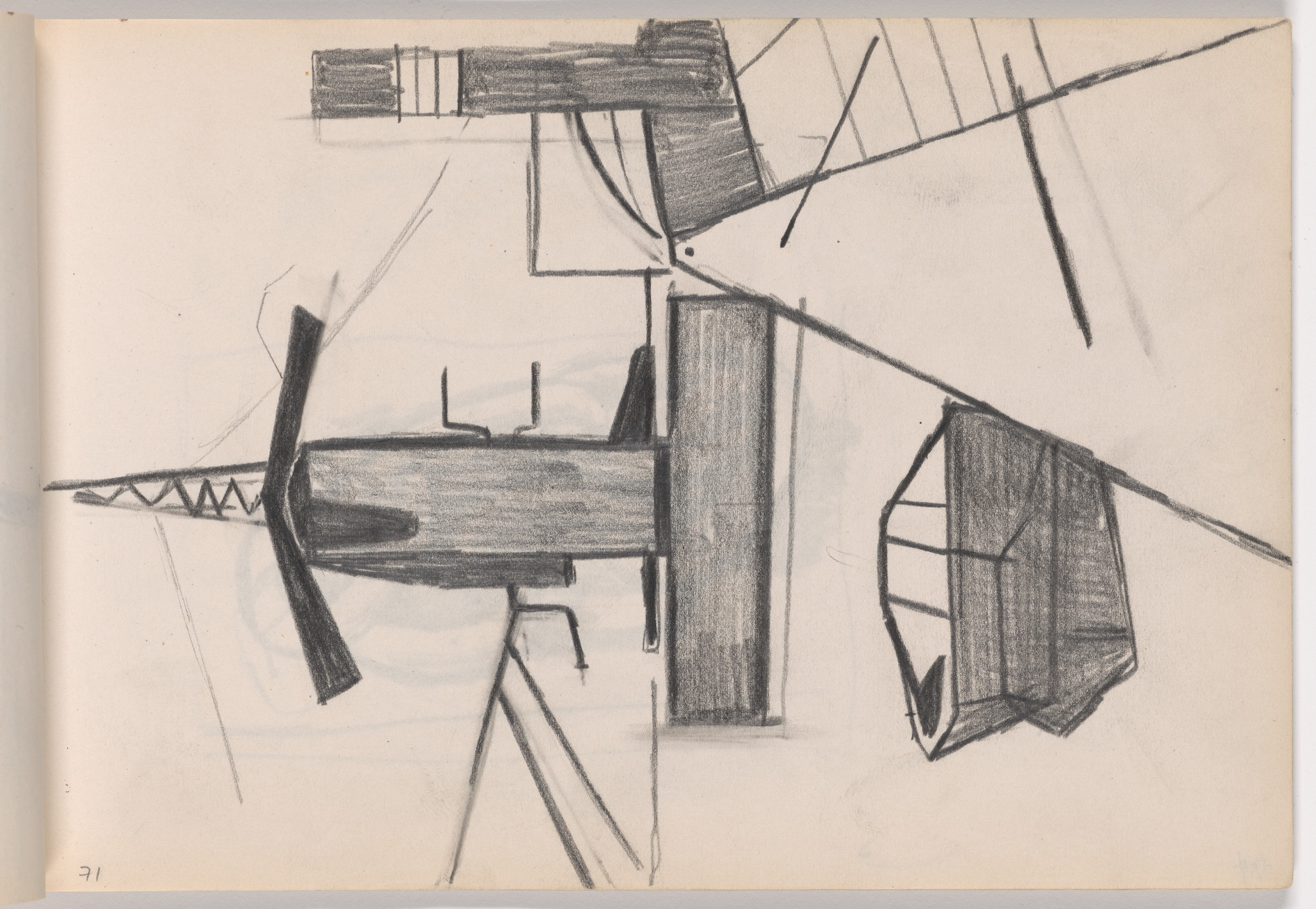 Ellsworth Kelly. Sketchbook #6, Paris. 1949