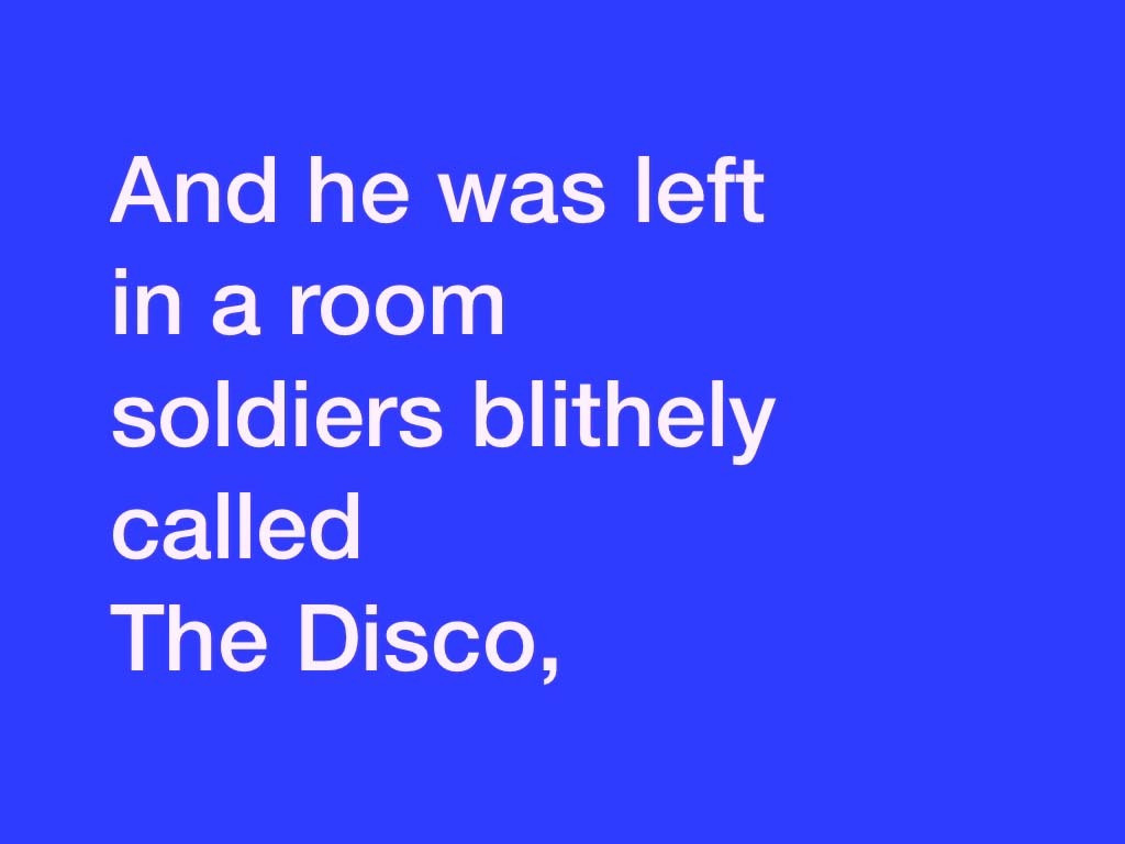 Tony Cokes. Evil.16 (Torture.Musik). 2009–2011