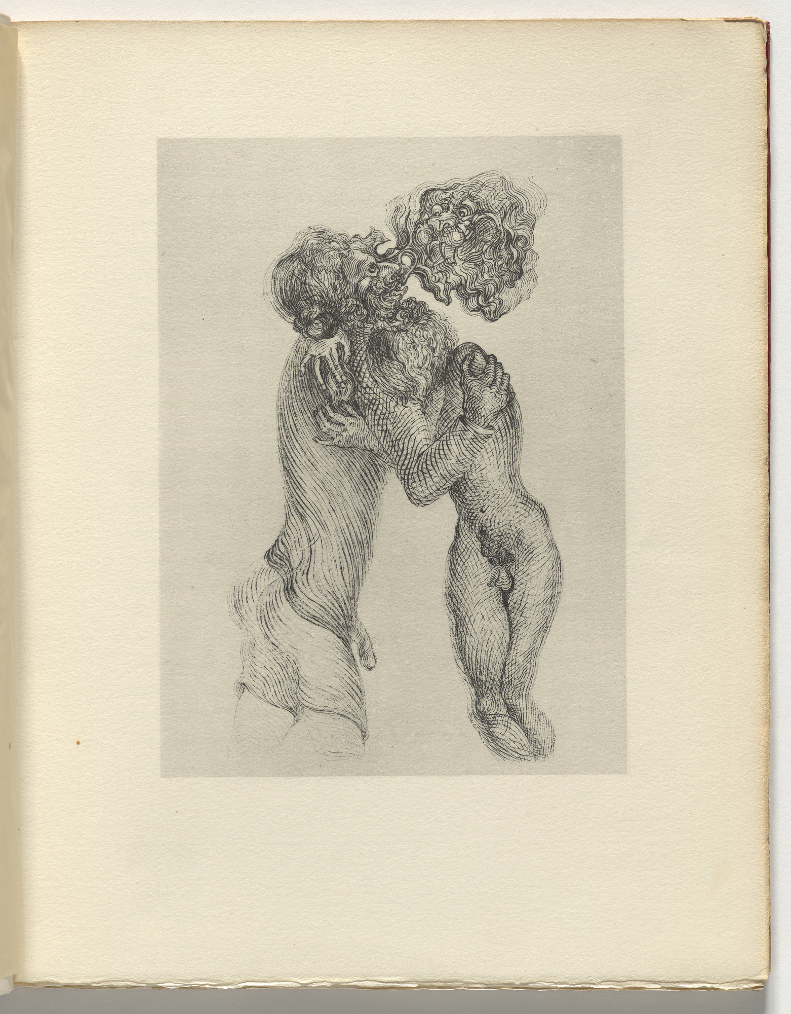Salvador Dalí. Groupe Allégorique (plate, page 27) from La Femme Visible (The Visible Woman)