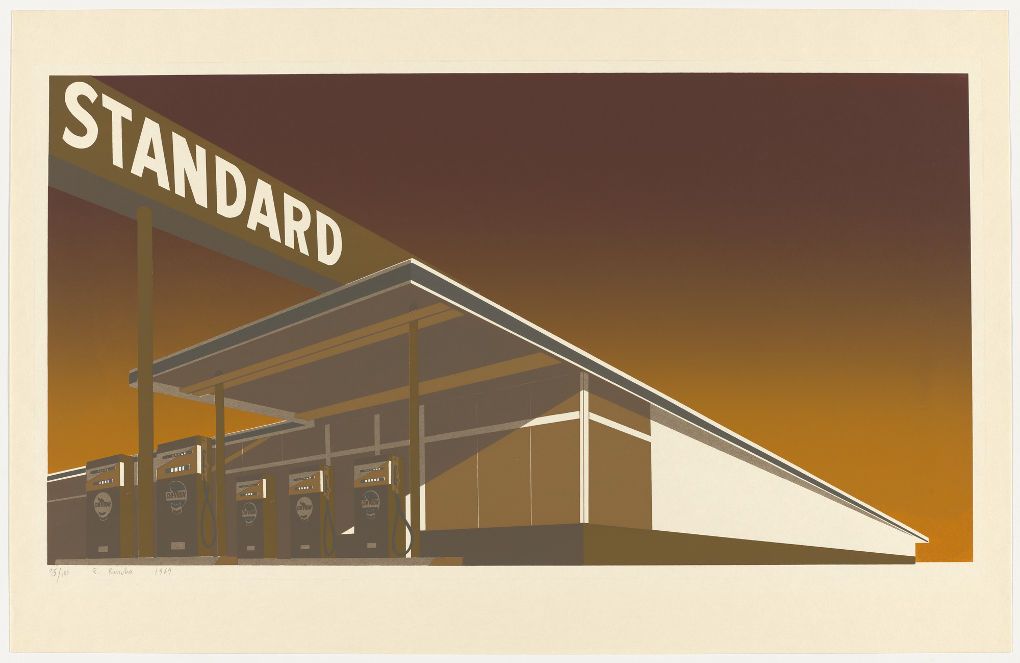 Edward Ruscha. Mocha Standard