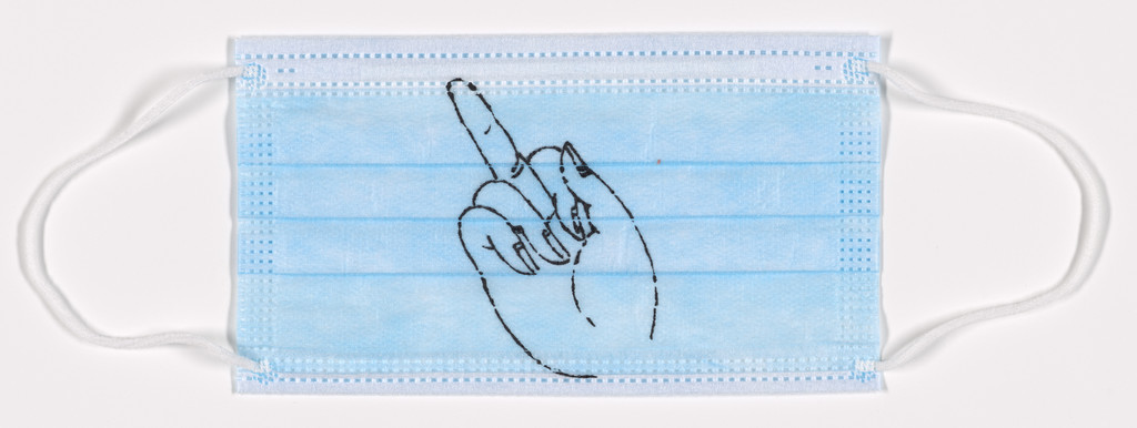 Hand with Gesture from the Finger Series from the collection Ai Weiwei MASK