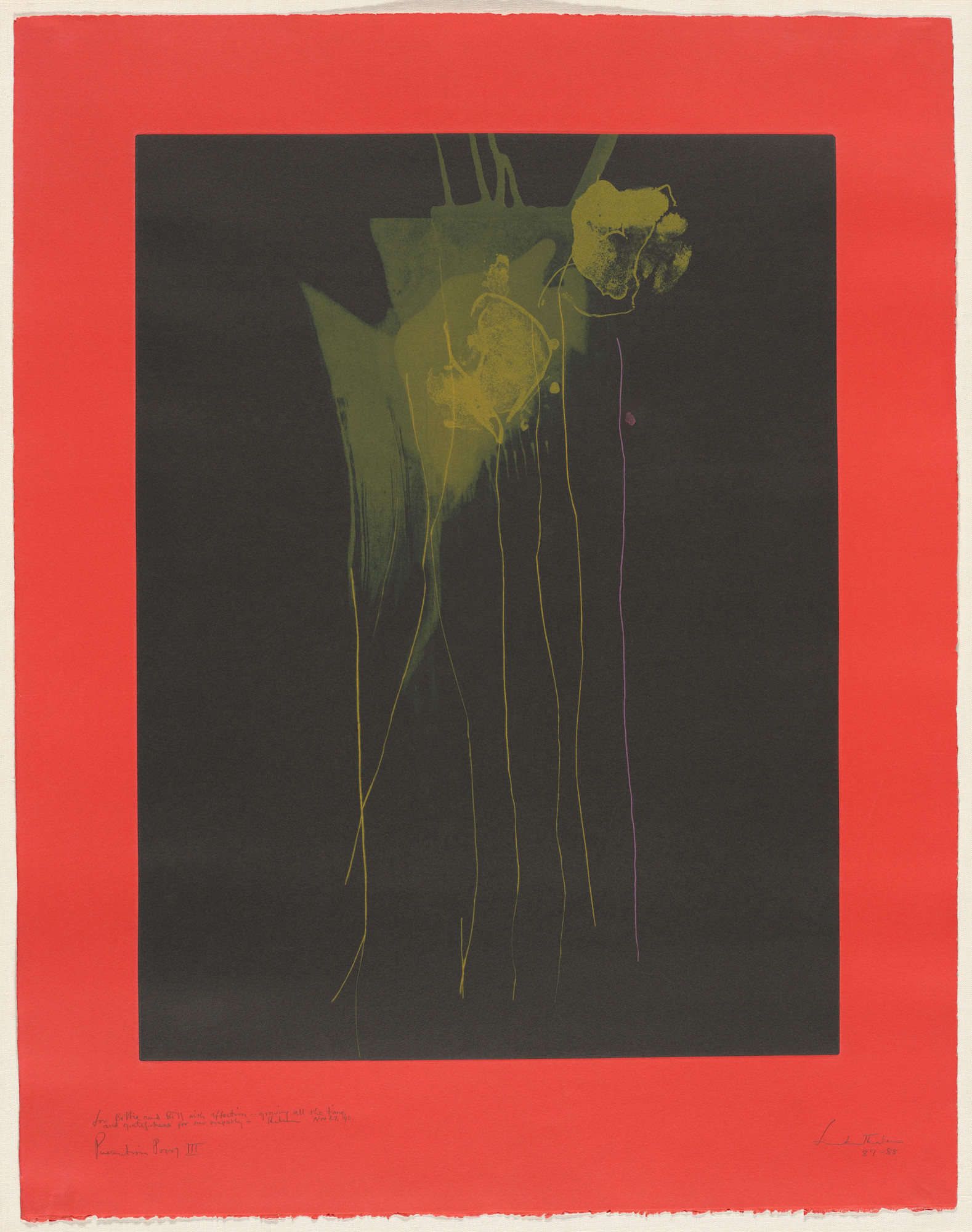 プリマヴェーラ　ジャンゴ　スケッチ原画 Helen Frankenthaler. Ramblas. 1987–88 | MoMA