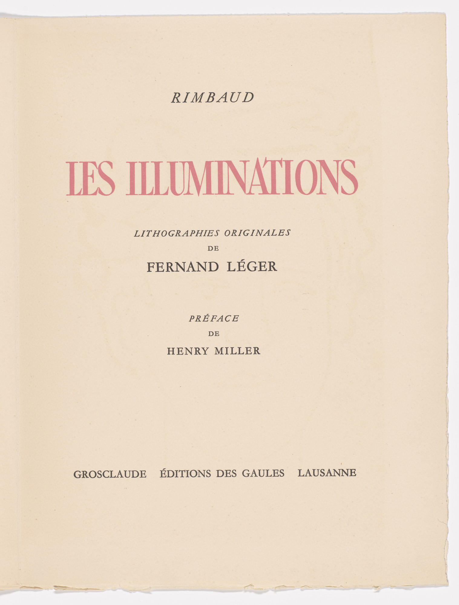 Fernand Léger. Les Illuminations ( The Illuminations )