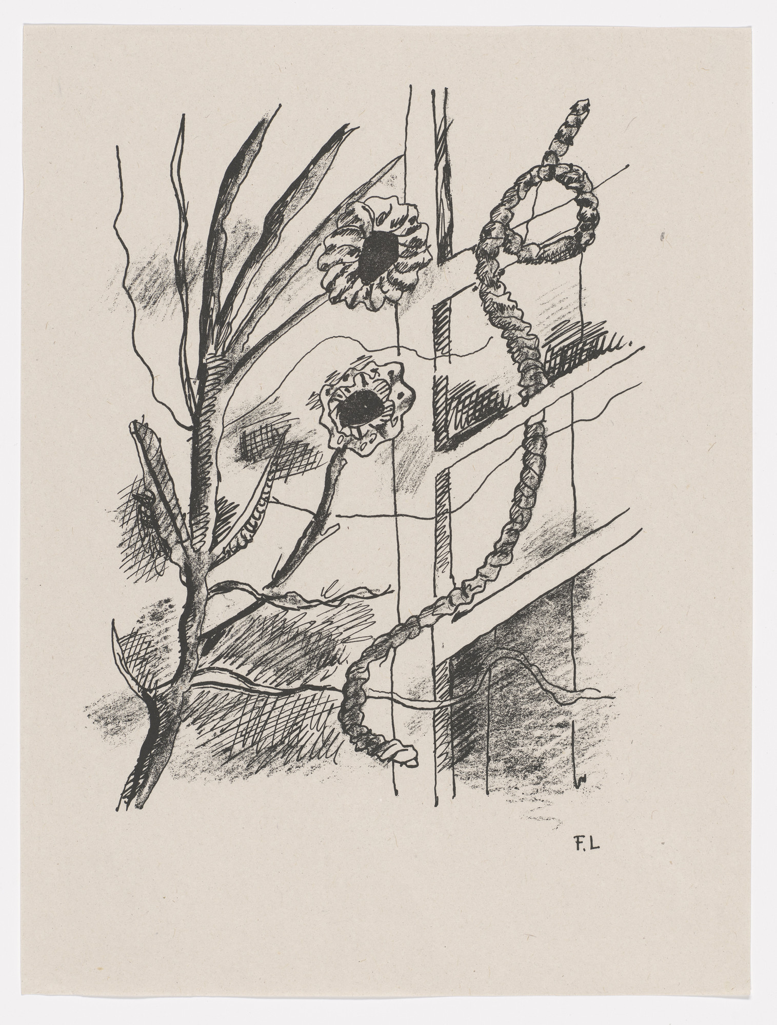 Fernand Léger. Variant of Bonne pensée du matin ( Good Thoughts of Morning ) (supplementary plate) from Les Illuminations ( The Illuminations )