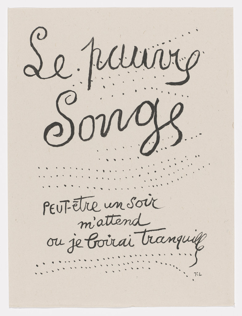 Variant of Comédie de la soif (Comedy of Thirst) (supplementary plate) from Les Illuminations (The Illuminations)