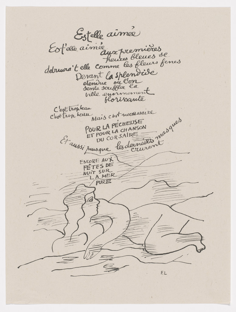 Duplicate of Est-elle aimée? (Is She Beloved?) (supplementary plate) from Les Illuminations (The Illuminations)