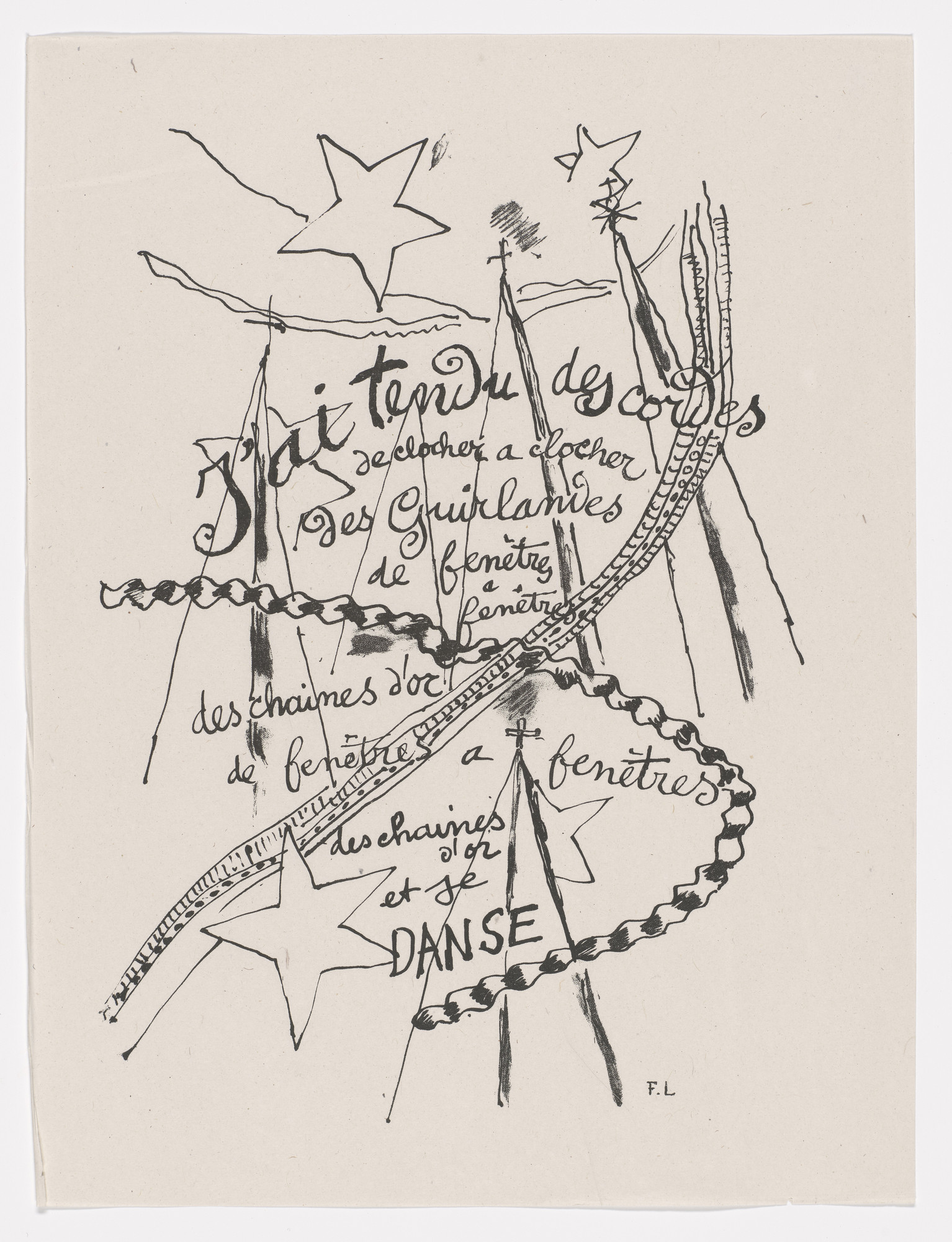 Fernand Léger. Variant of Phrases (supplementary plate) from Les Illuminations ( The Illuminations )