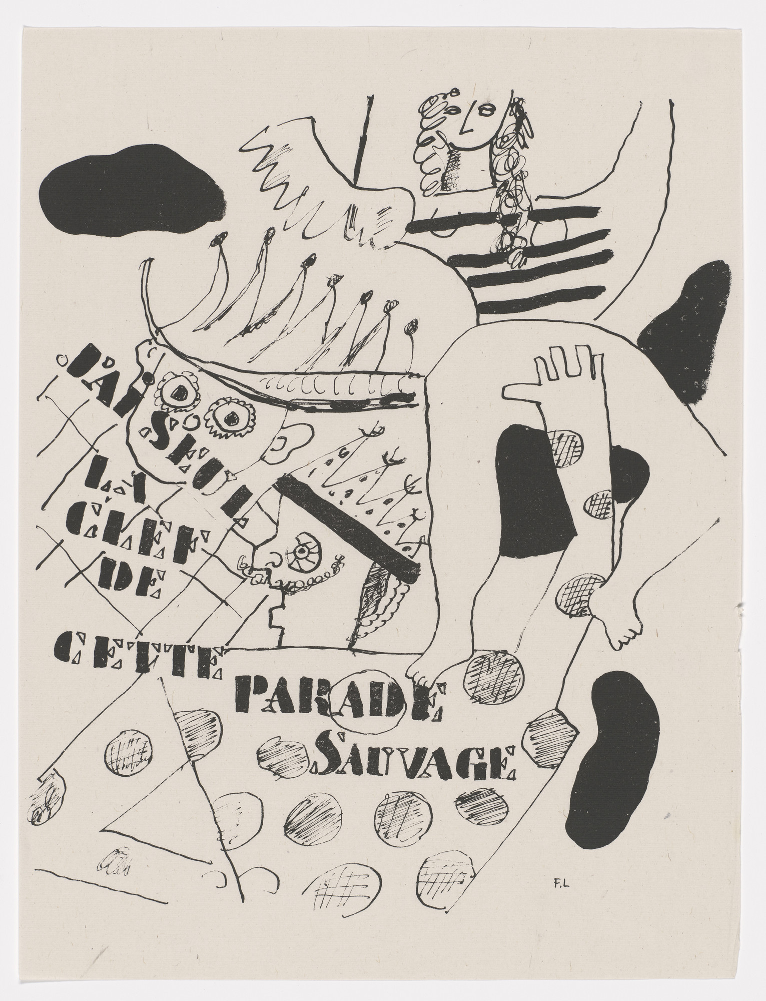 Fernand Léger. Duplicate of Parade (supplementary plate) from Les Illuminations ( The Illuminations )