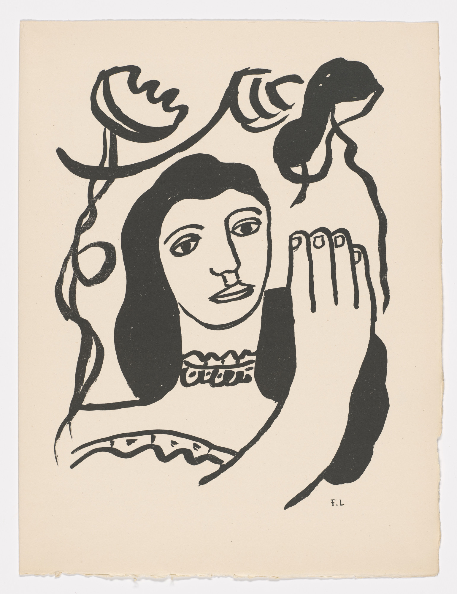 Fernand Léger. Fêtes de la faim ( Feasts of Hunger ) (plate, page 51) from Les Illuminations ( The Illuminations )
