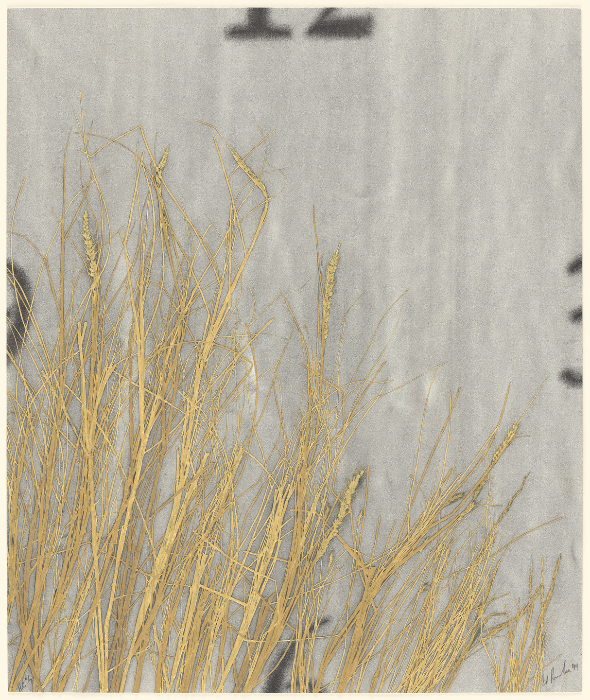 Edward Ruscha. Clock. 1994