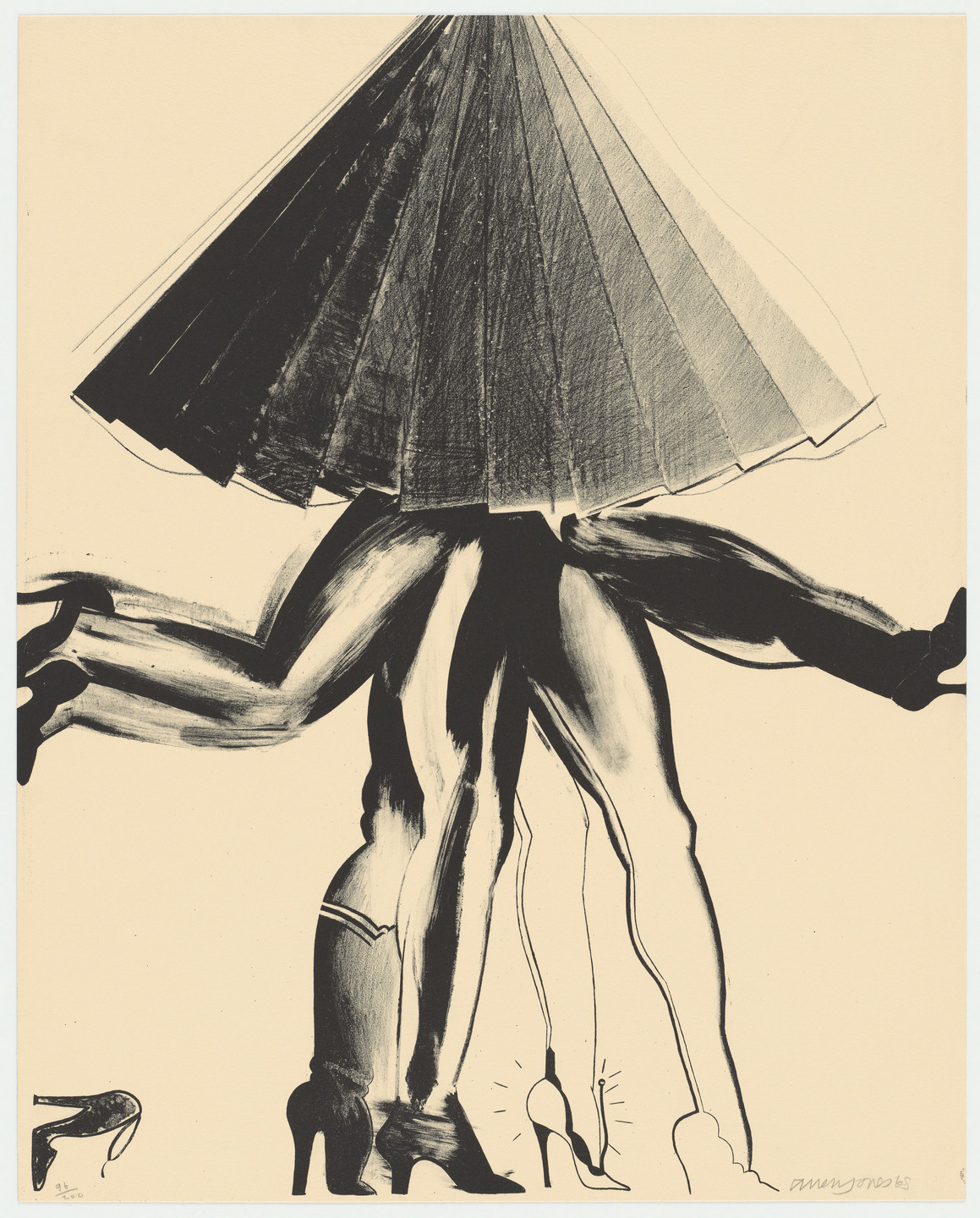 Allen Jones. Janet is Wearing... from 11 Pop Artists, Volume III. 1965, published 1966