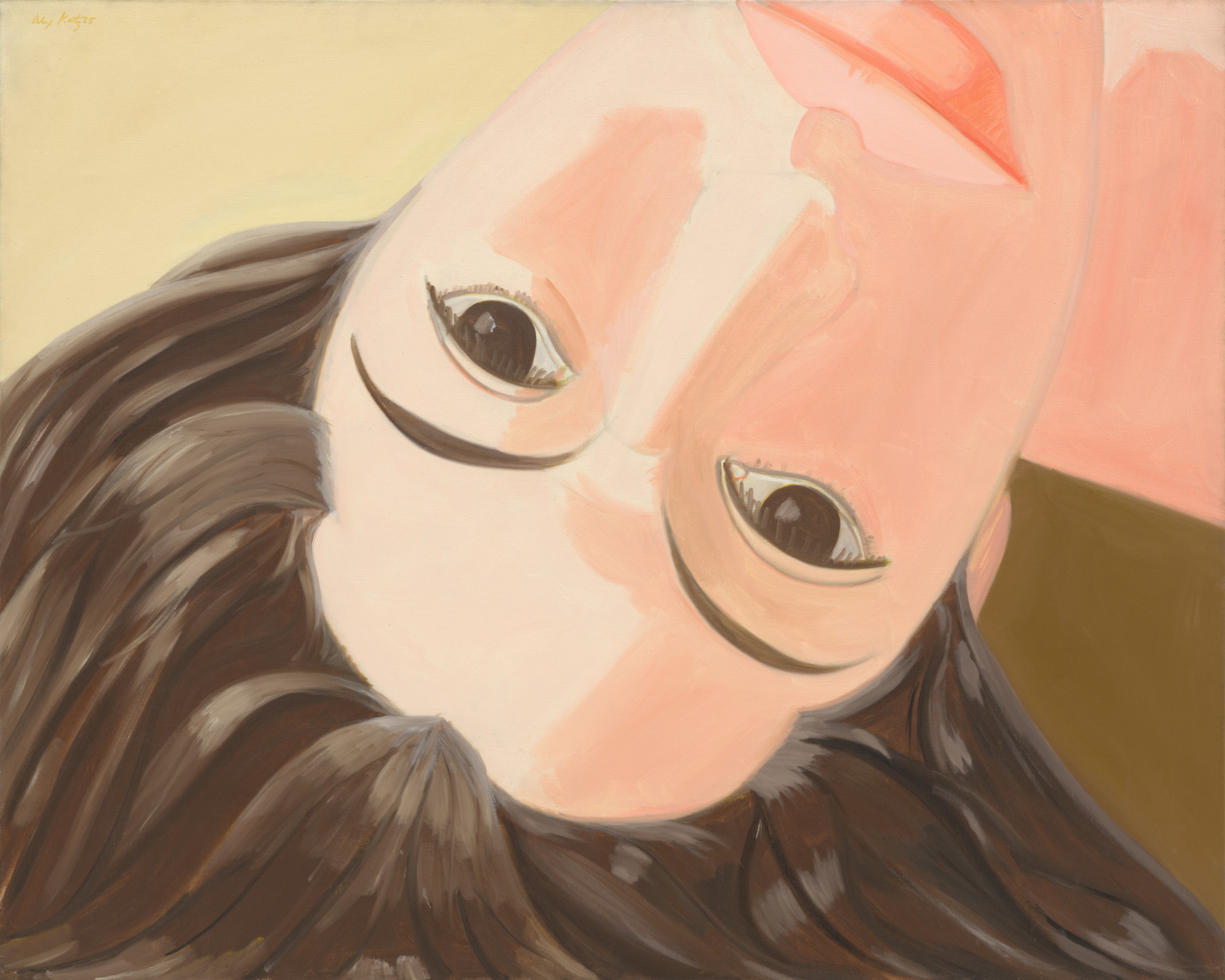 Alex Katz. Upside Down Ada. 1965