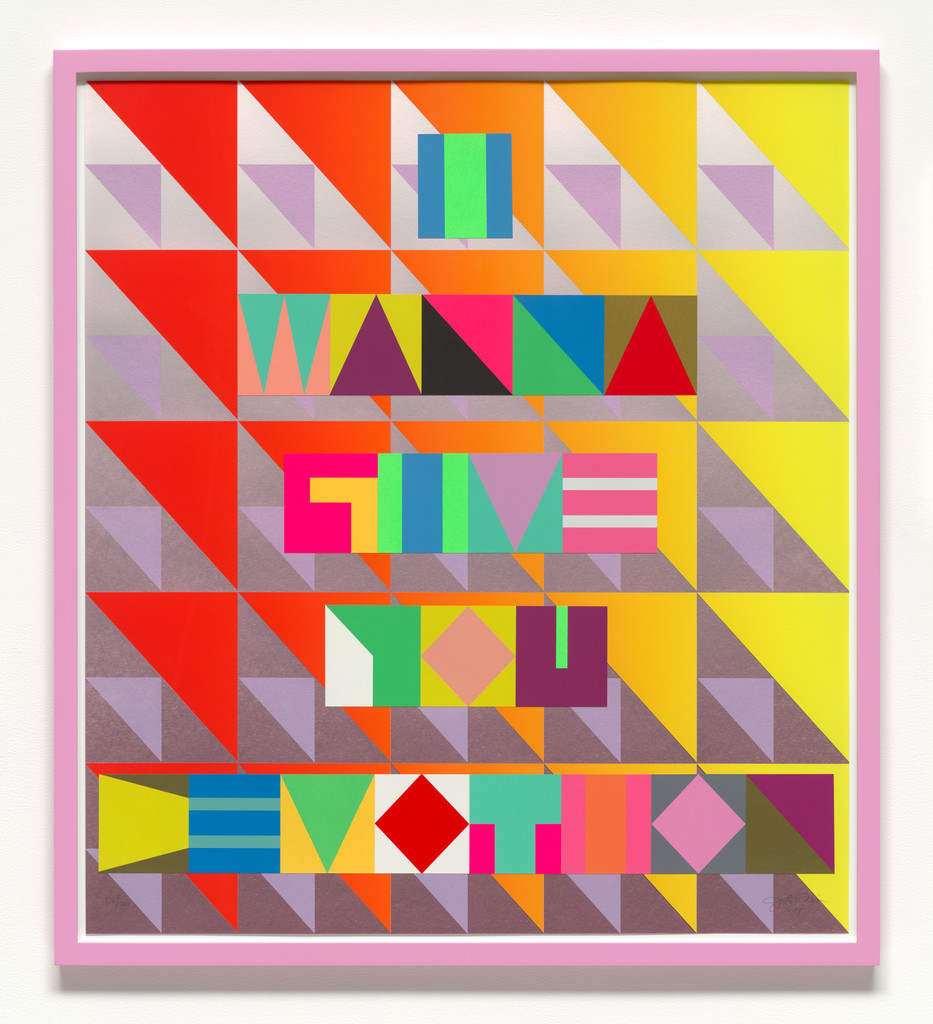 I WANNA GIVE YOU DEVOTION, Jeffrey Gibson, 2019
